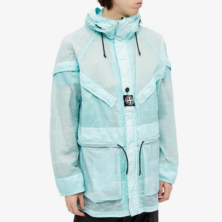 Куртка мужская зеленая Stone Island, зеленый — фото 3