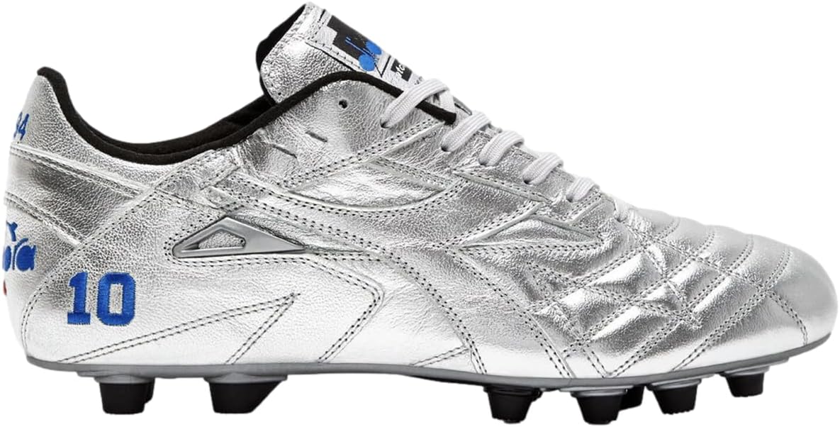 

Бутсы Diadora Brasil Italy OG LT MDPU для твердого поля, серебро