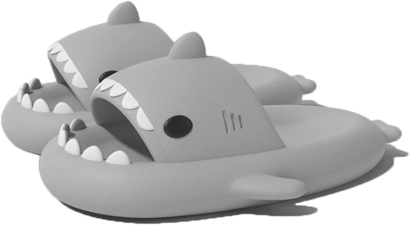 

Шлепанцы Zureto Shark для женщин и мужчин, серый