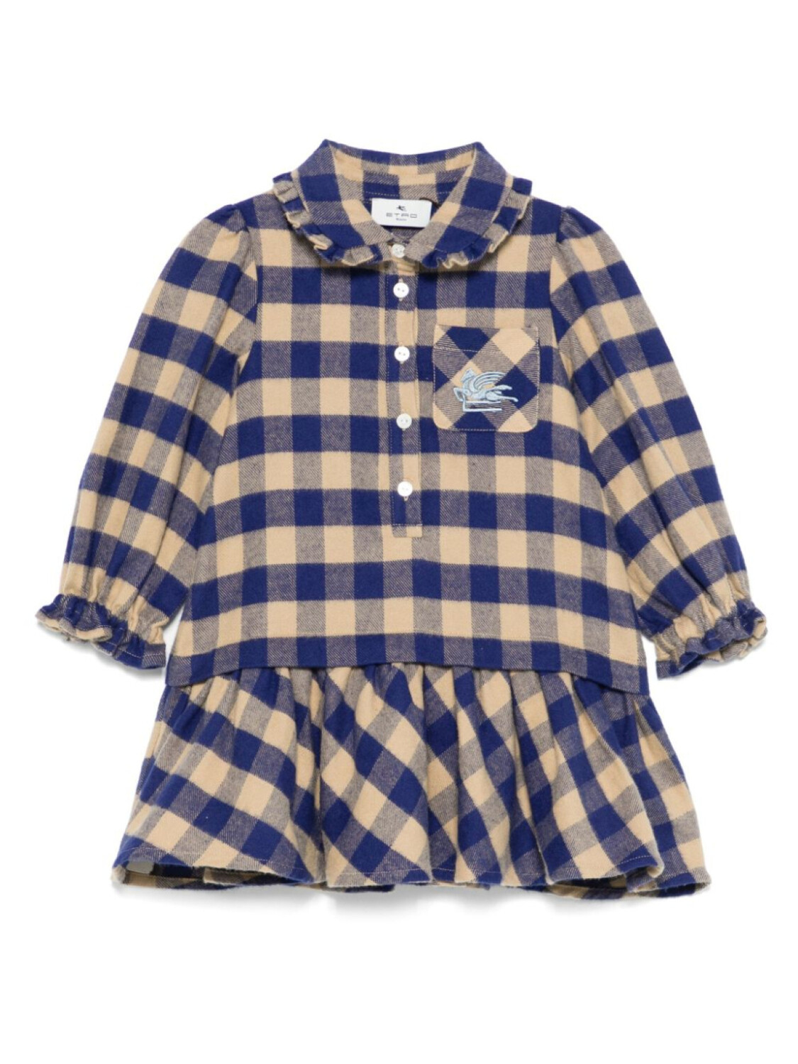 

ETRO KIDS платье в клетку, синий