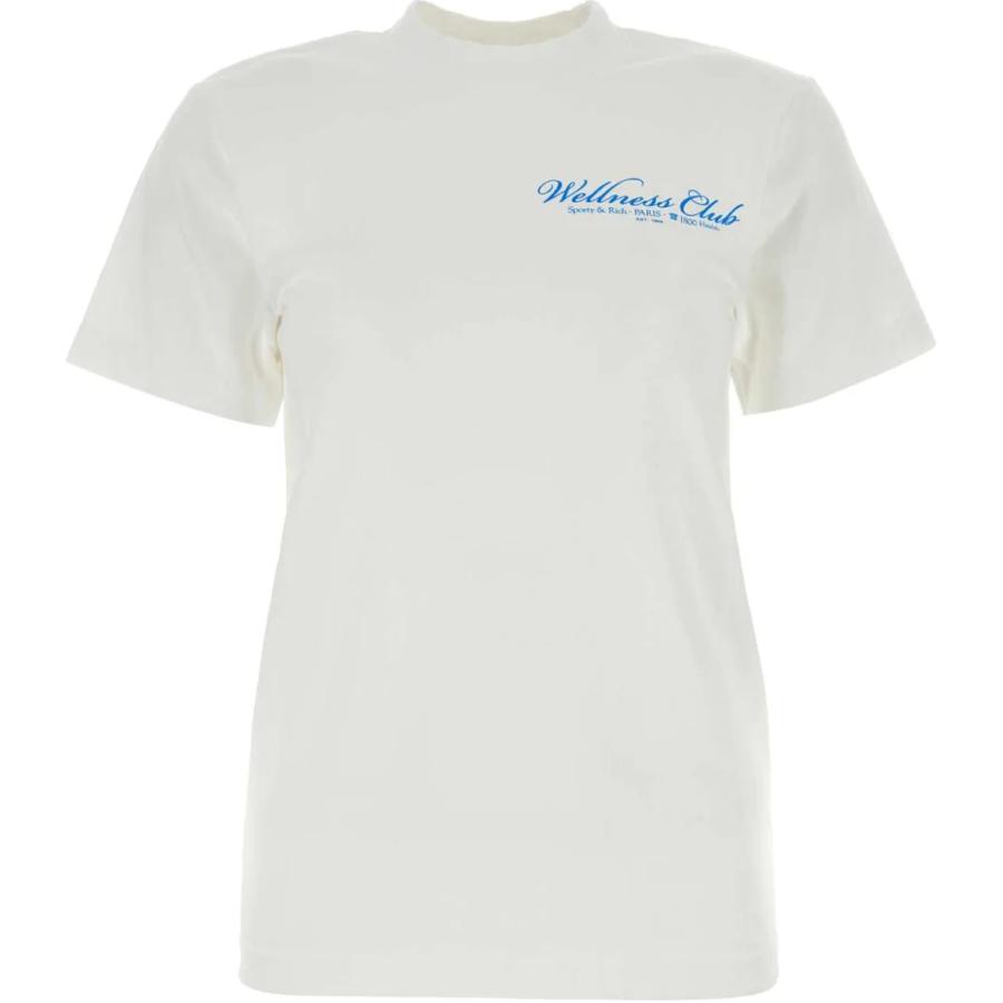 

Футболка из хлопка 1800 Health SPORTY & RICH, белый