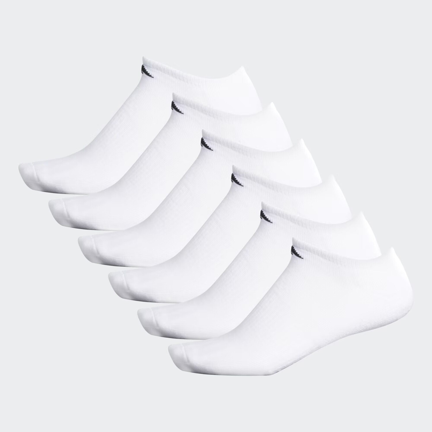 

Спортивные мягкие носки для неявок, 6 пар, размер XL Adidas, White