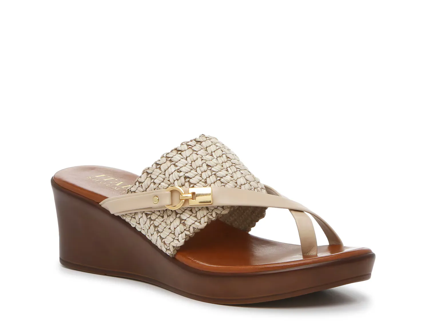 

Сандалии Adalee Wedge Sandal Italian Shoemakers, темно-бежевый