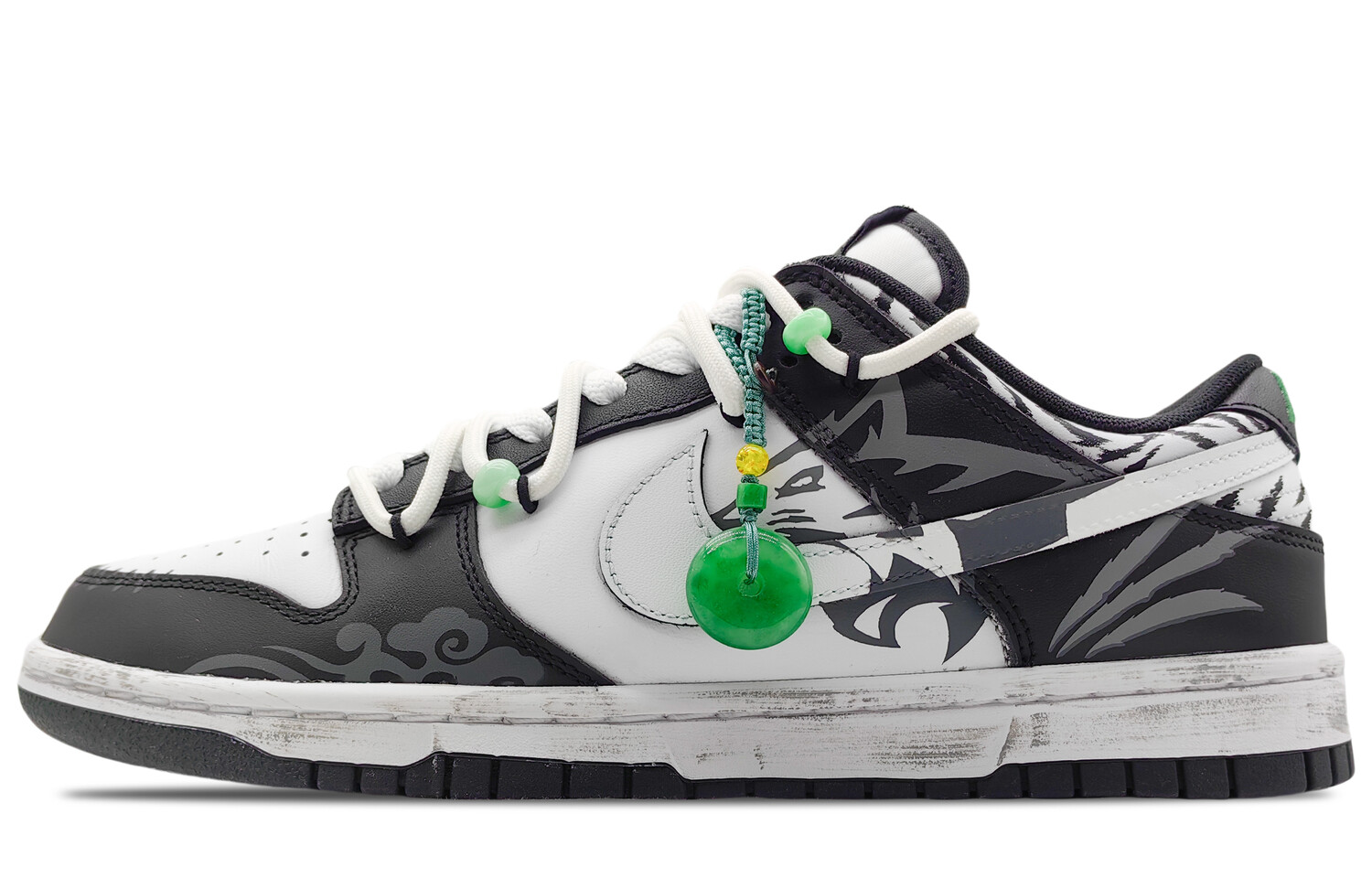 

Кроссовки Nike Dunk Skateboarding Shoes Unisex Low-top White/black, черный