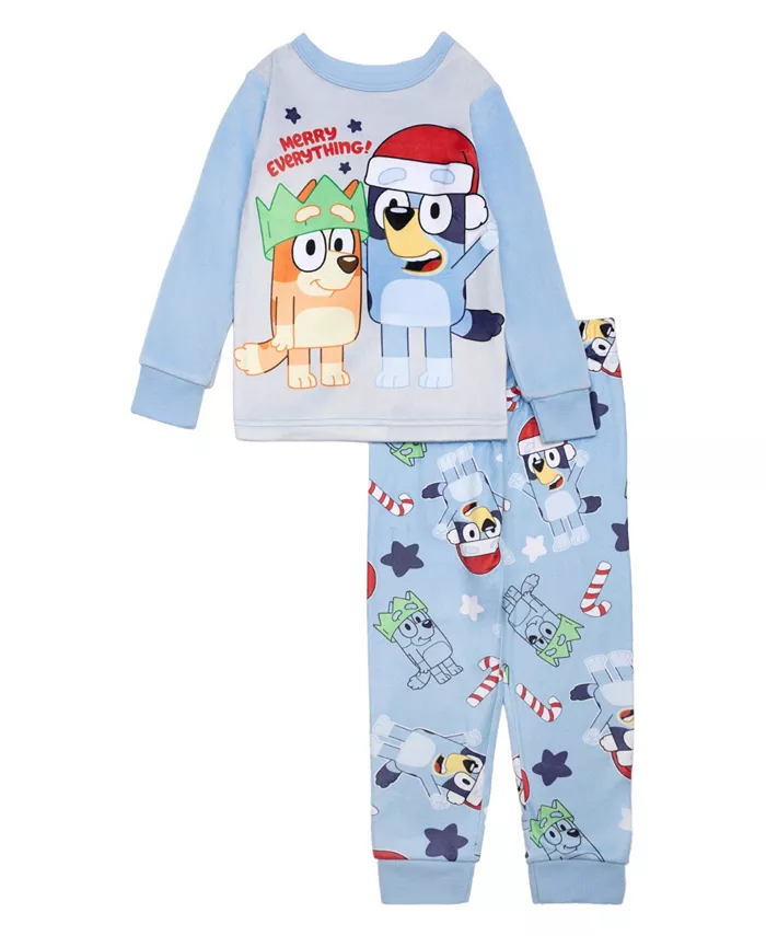 

Мальчики Toddler 2T-4T комплект пижамы из 2 предметов: принтованная майка и джоггеры Bluey