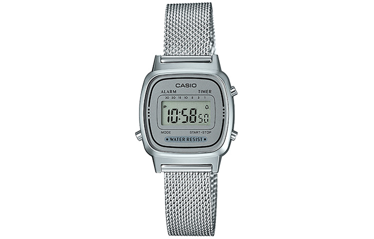 

Женские часы CASIO VINTAGE Series 30 мм серые LA670WEM-7