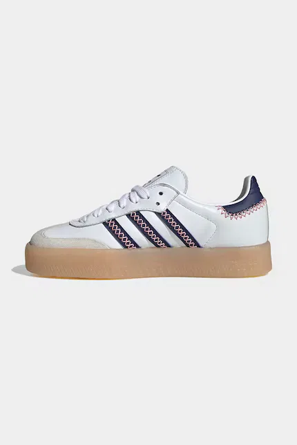 Кроссовки детские Samba E Adidas Originals, белый — фото 4