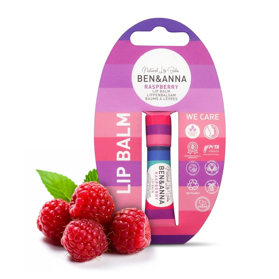 

Ben&Anna, натуральный бальзам для губ Raspberry - малина, 6 г