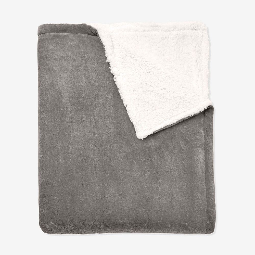 

Одеяло из микрофлиса Brylanehome Bh Studio Sherpa BrylaneHome, цвет Charcoal