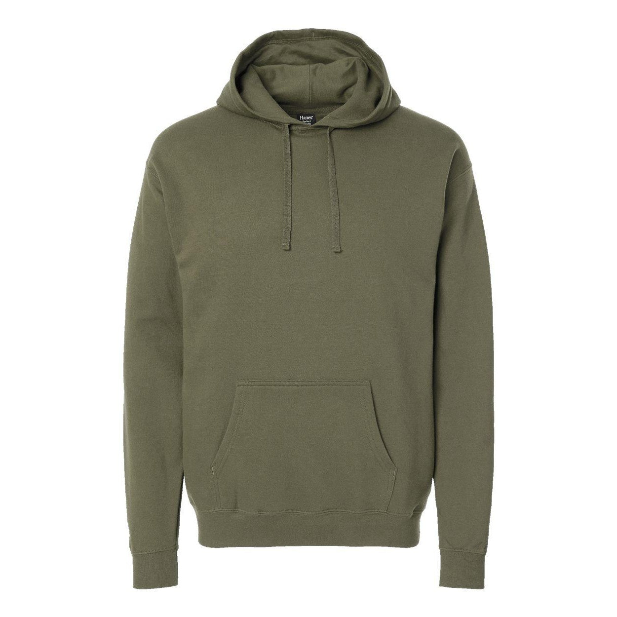 

Свитшот Hanes Perfect Fleece с капюшоном, цвет fatigue green