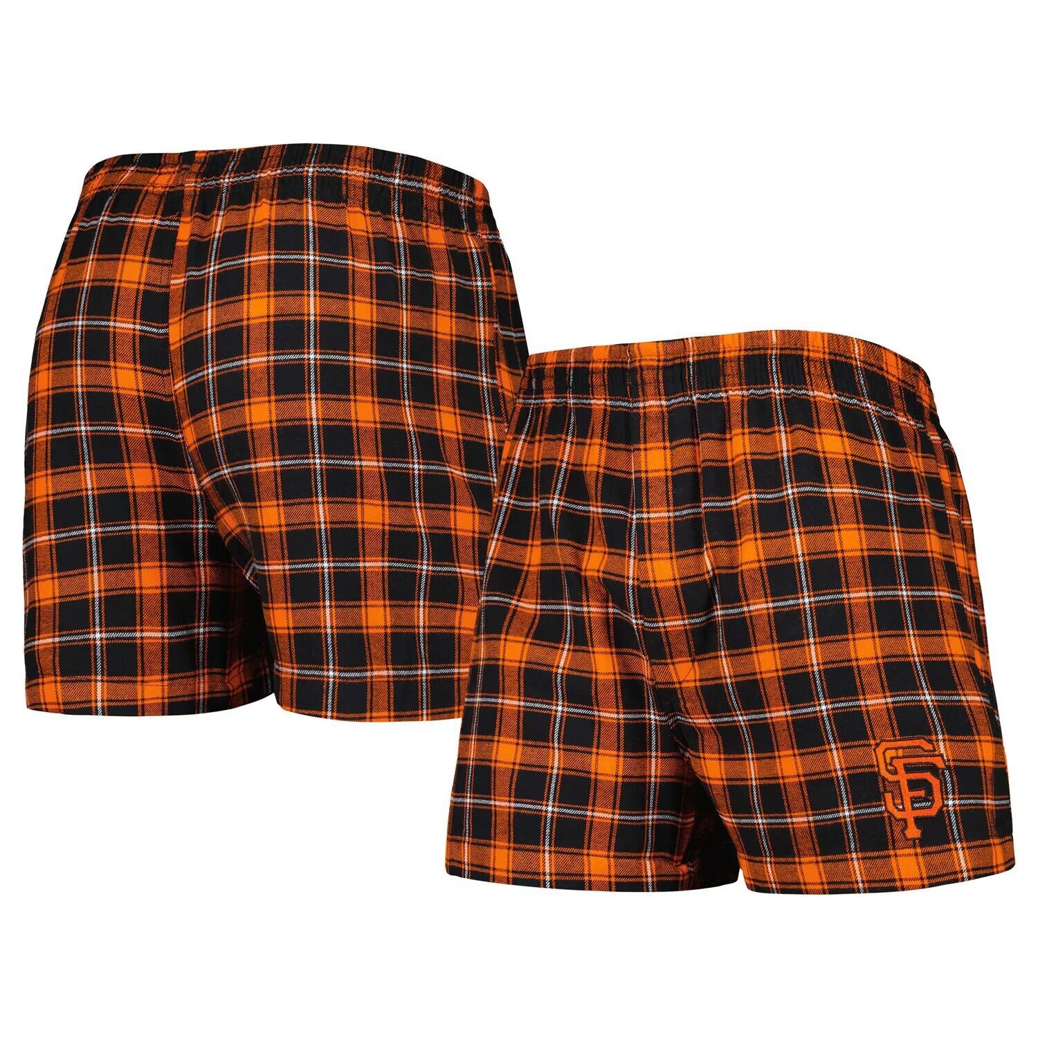 

Мужские фланелевые боксеры Concepts Sport черного/оранжевого цвета San Francisco Giants Ledger