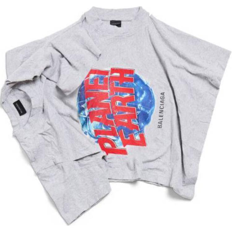 

Футболка женская серая Balenciaga