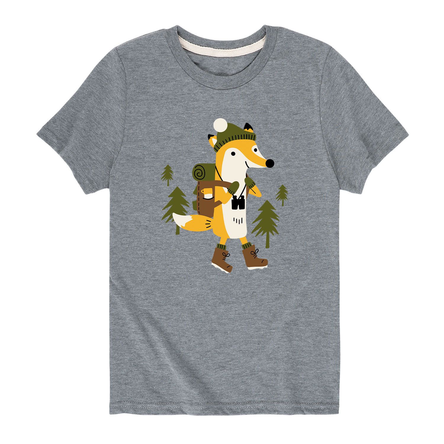 

Футболка Fox Hiking Gear для мальчиков 8–20 лет с графическим рисунком Licensed Character, серый