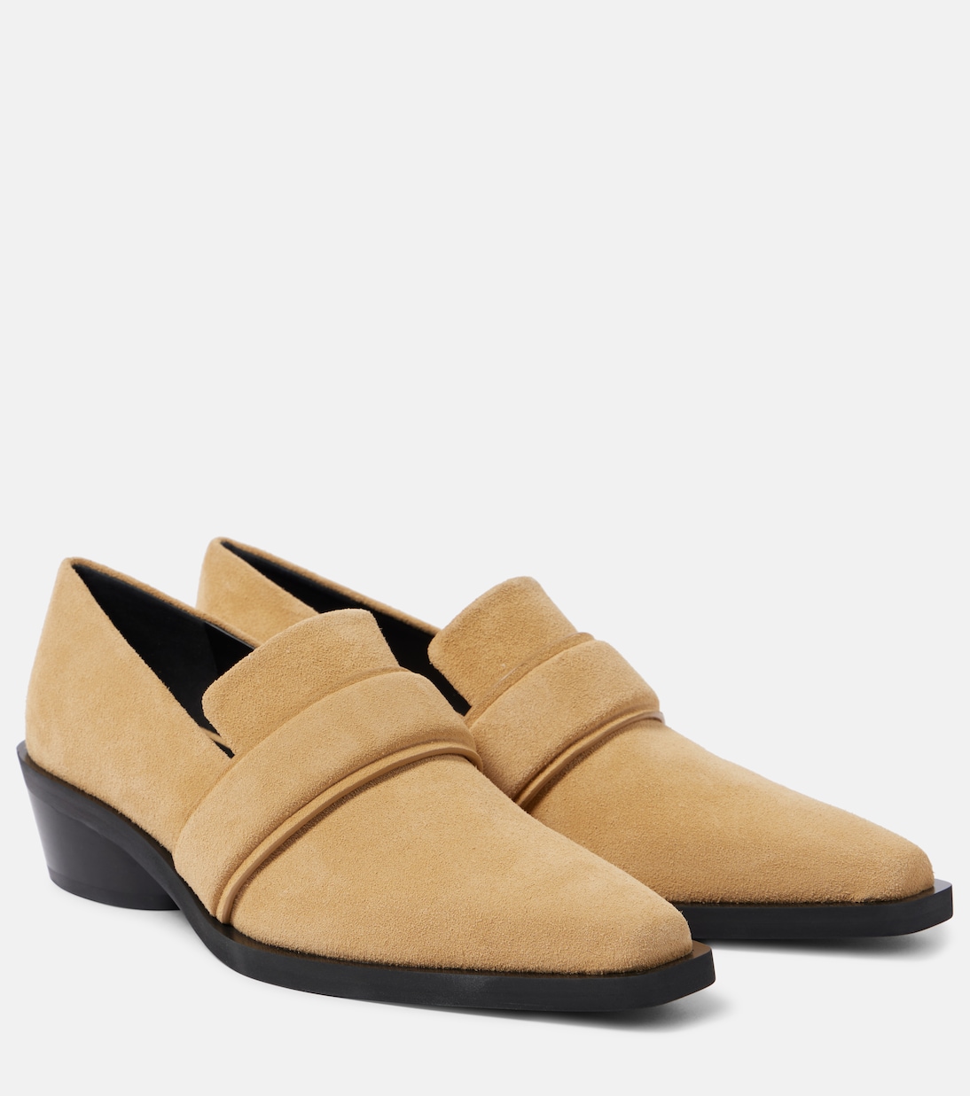 Замшевые мокасины Bronco Proenza Schouler, песочный