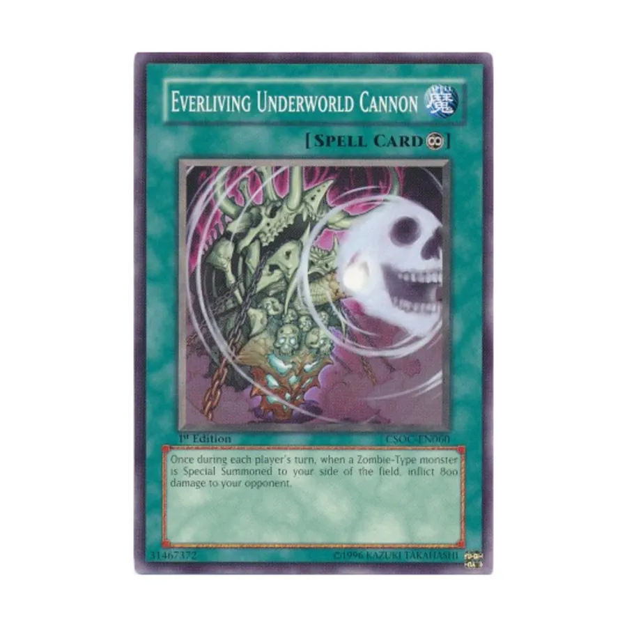 

CCG Вечноживущая пушка подземного мира (обычная), Yu-Gi-Oh - Crossroads of Chaos - Singles
