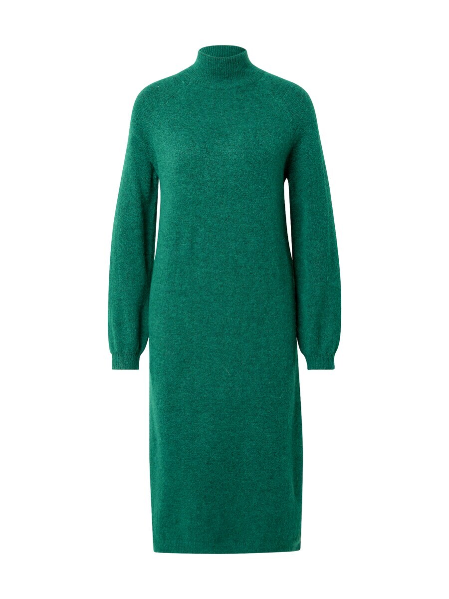 

Вязаное платье YAS Knitted dress YASBALIS, изумрудный