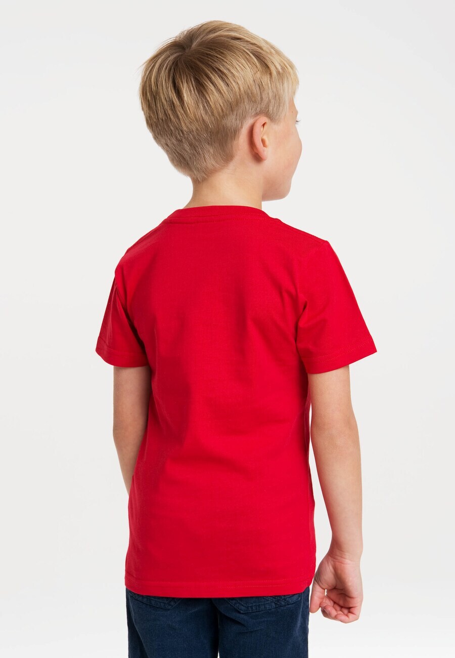 Футболка LOGOSHIRT Spider-Man Maske, цвет Cranberry — фото 4