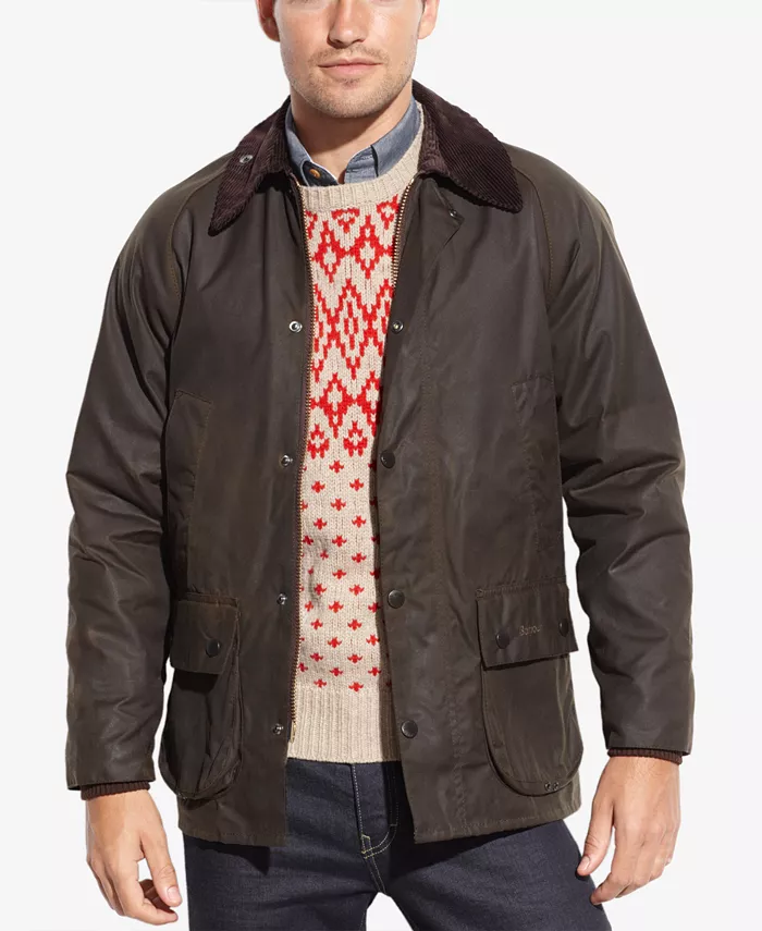 

Мужская вощеная куртка Bedale Barbour, черный