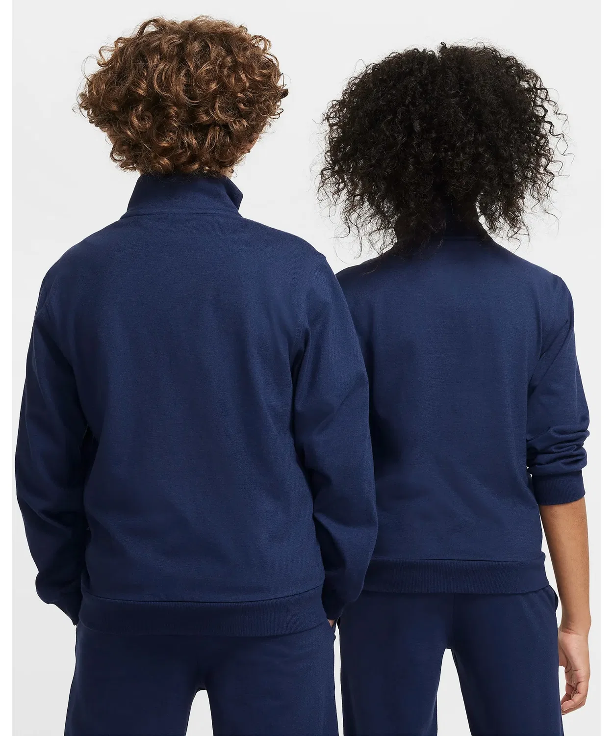 Куртка Nike Club Full-Zip Jersey Knit, тёмно-синяя, детская — фото 2