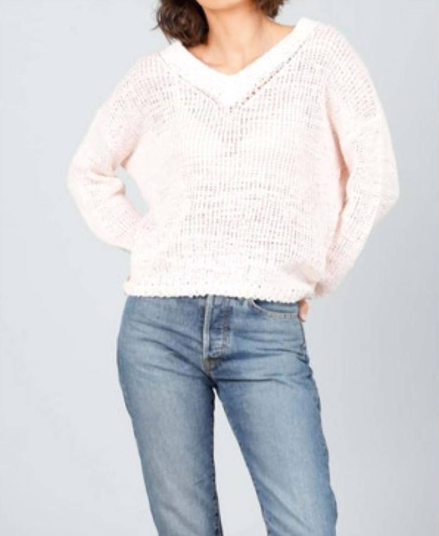 

Свитер Dodger Knit в нежно-розовом цвете Brave + True