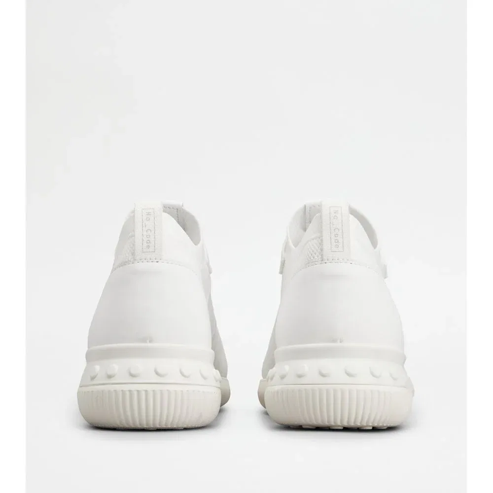 No_Code Knit in Technical Fabric and Leather TOD's, белый — фото 3
