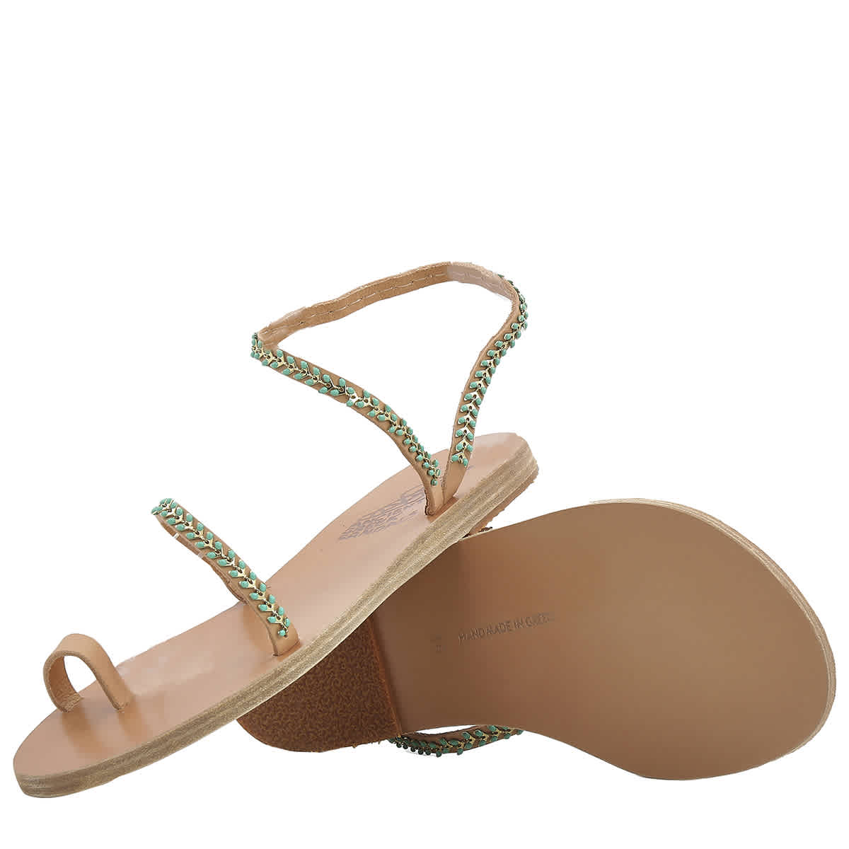 Древнегреческие сандалии Apli Eleftheria Плоские сандалии Ancient Greek Sandals, синий — фото 2