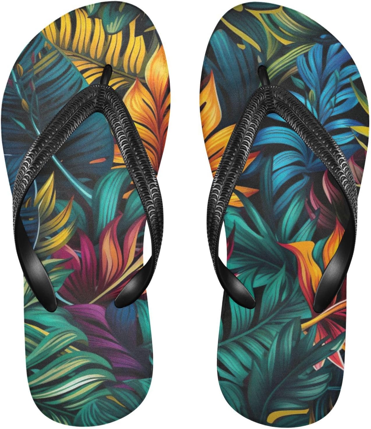 

Женские и мужские летние пляжные шлепанцы Palm Leaf с тропическим дизайном, для душа Kfbe