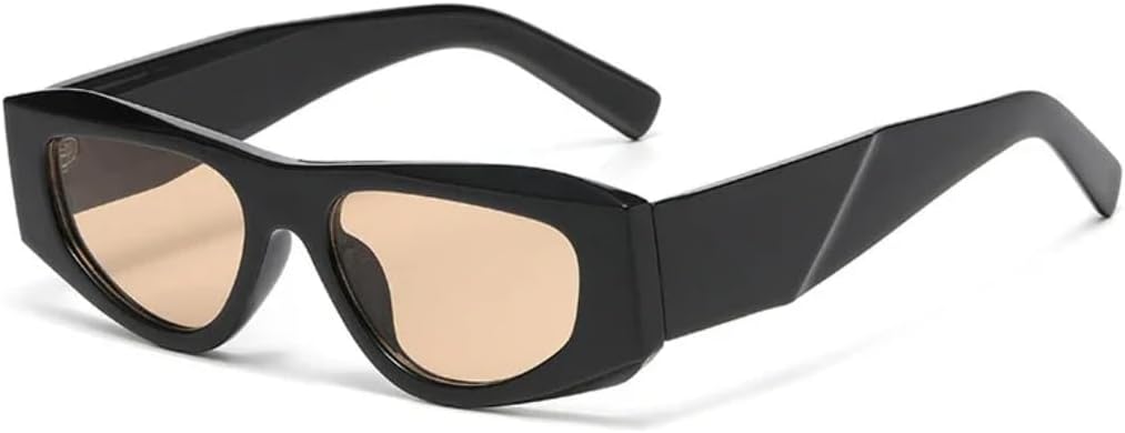 

Женские солнцезащитные очки неправильной формы с леопардовым градиентом и защитой от УФ-излучения UV400. Мужские солнцезащитные очки в стиле панк UUPTTPL, Black Light Tea