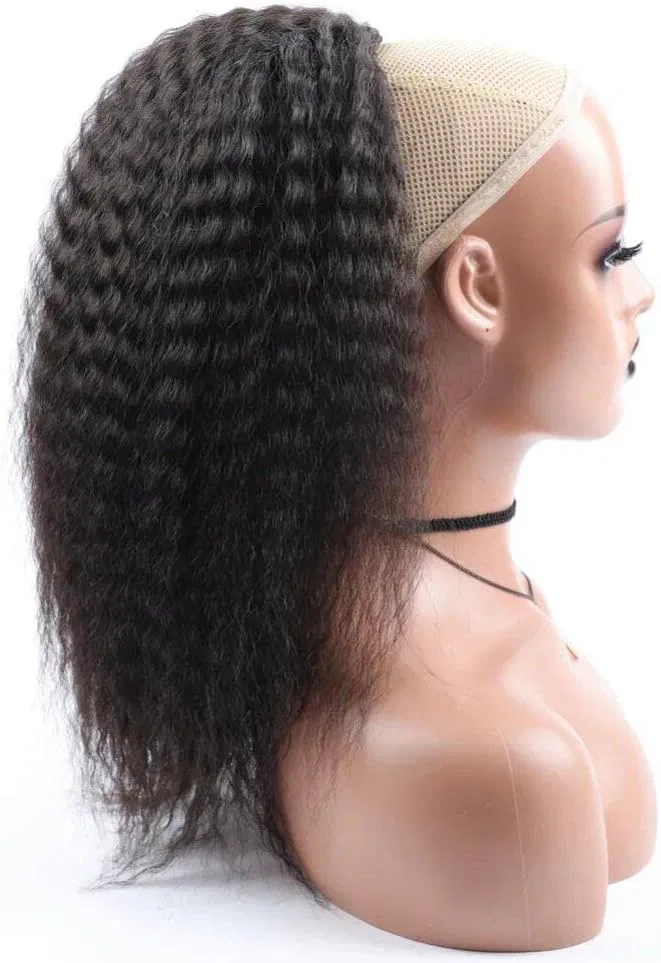 Накладной хвост Afro Kinky Curly на шнурке для афроамериканских женщин, 16 дюймов Fituenly — фото 2