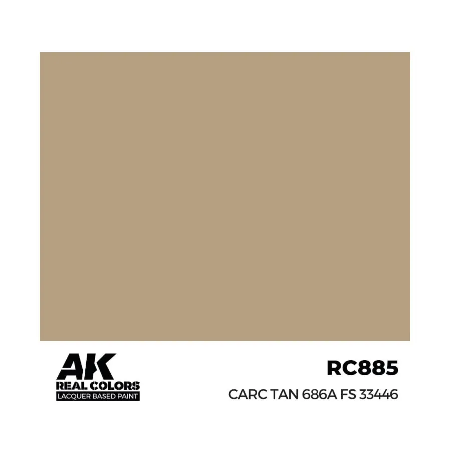 

CARC Тан 686A FS33446, Paint - Real Color, Dropper Bottles (AK-Interactive)