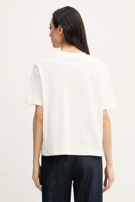 Футболка с коротким рукавом relaxed fit Tommy Hilfiger, бежевый — фото 3