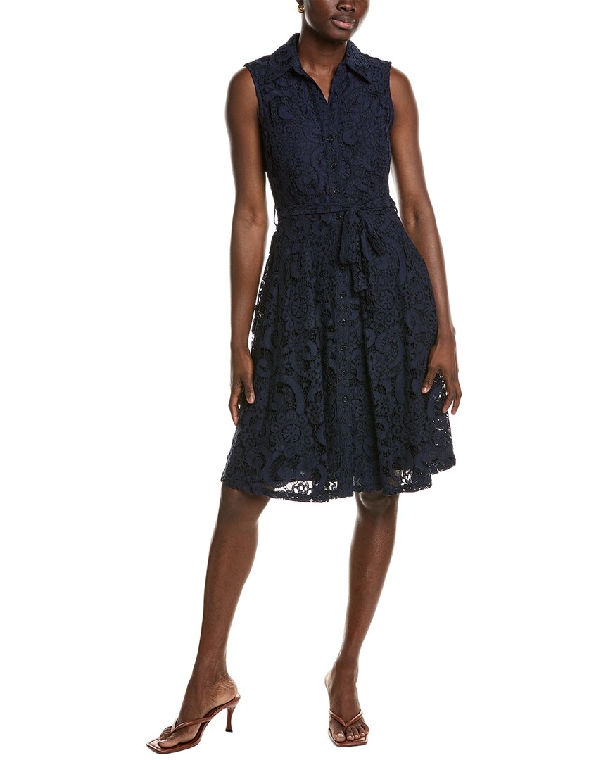 

Платье миди Nanette Nanette Lepore, синий