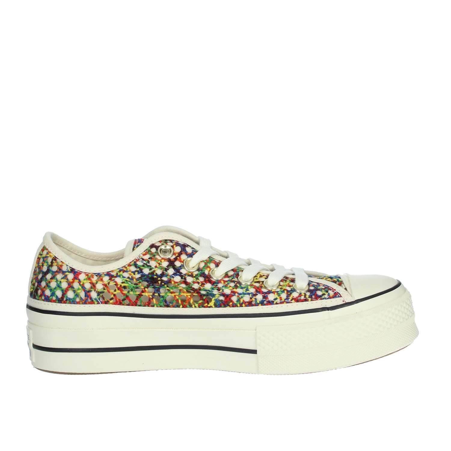 Женские разноцветные кеды Converse Chuck Taylor All Star на платформе, цвет multi