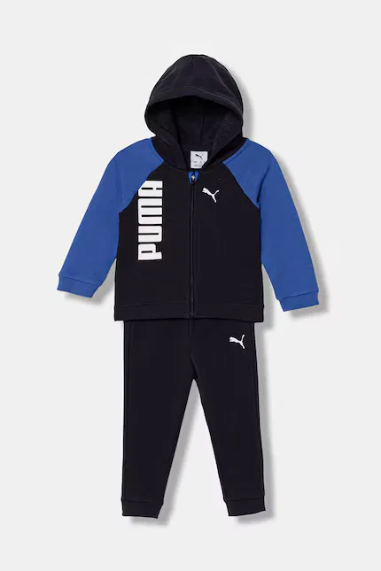 Спортивный костюм из эластичного трикотажа Puma, синий — фото 2