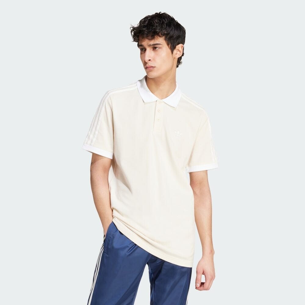 

Поло Adidas Adicolor Classics Three Stripes Polo Shirt, цвет Wonder White