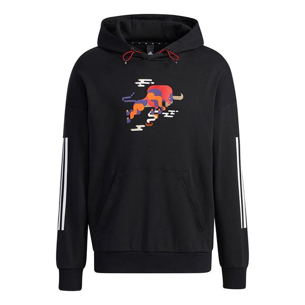 

Толстовка adidas Cny Gfx Hs Logo Printing Sports Pullover Black, черный