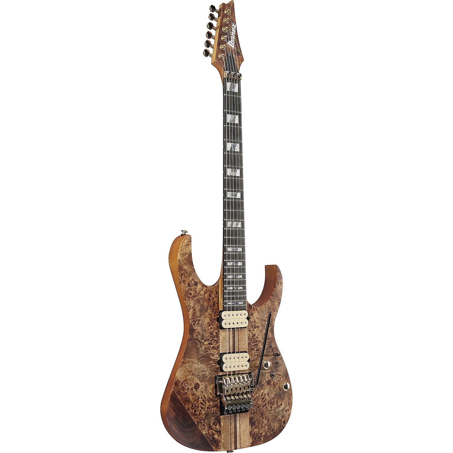 Электрогитара Ibanez RG Premium, античная коричневая морилка, плоская — фото 2