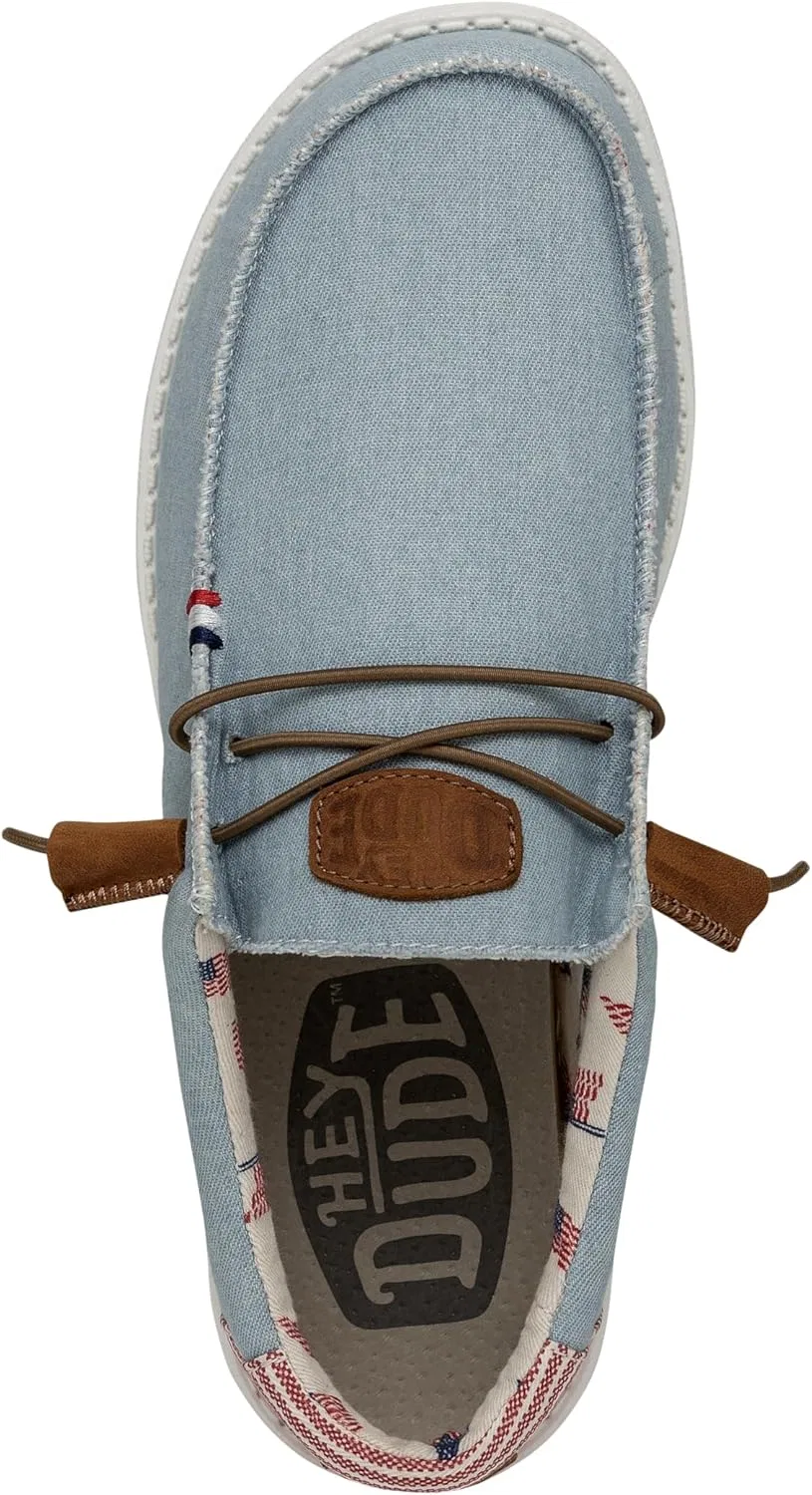 Лоферы HEYDUDE, Americana Denim Stripe — фото 2