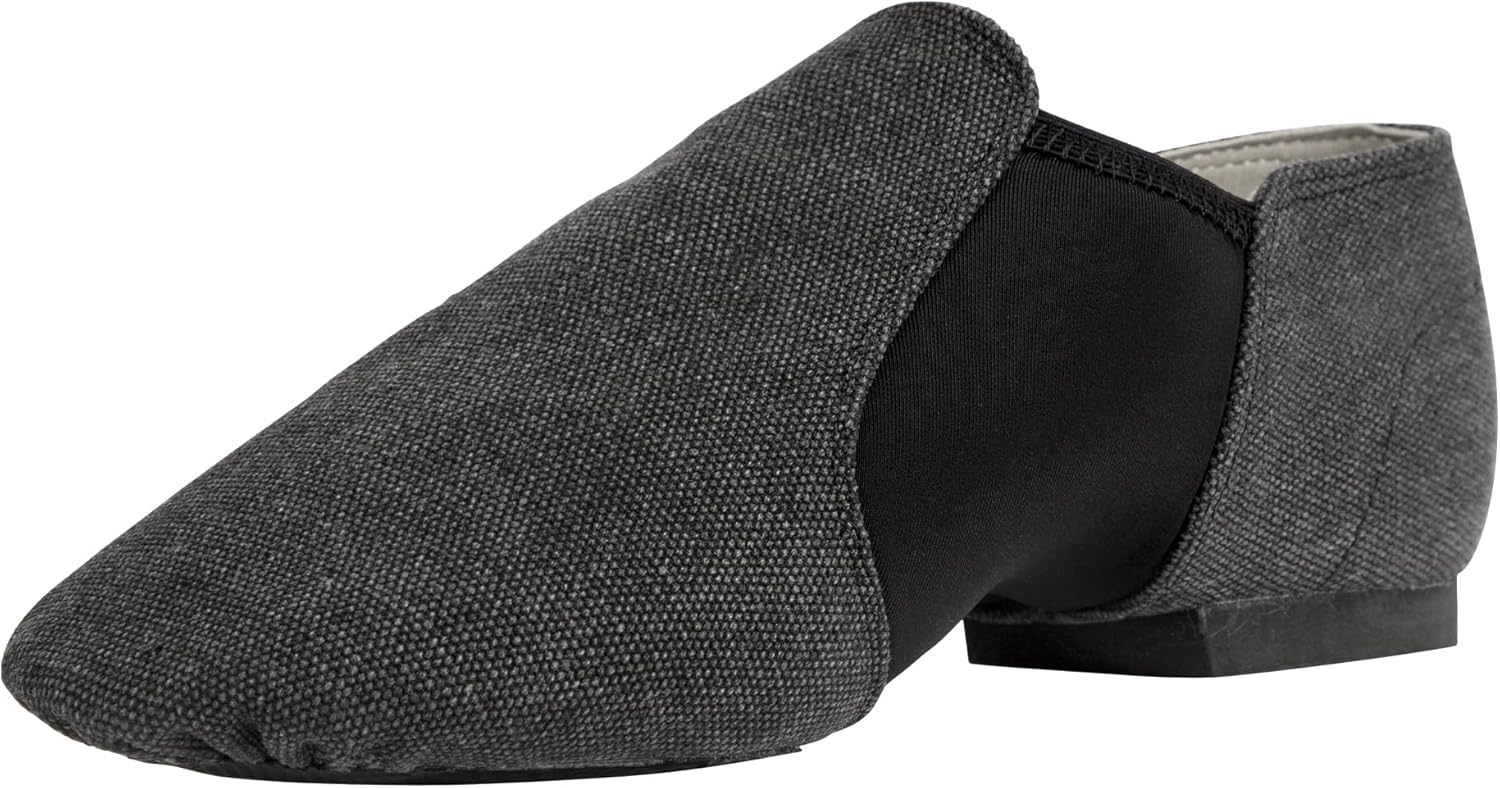 

Танцевальные туфли Linodes Unisex 09 с верхом из парусины, без шнурков, для женщин и мужчин, темно-серый