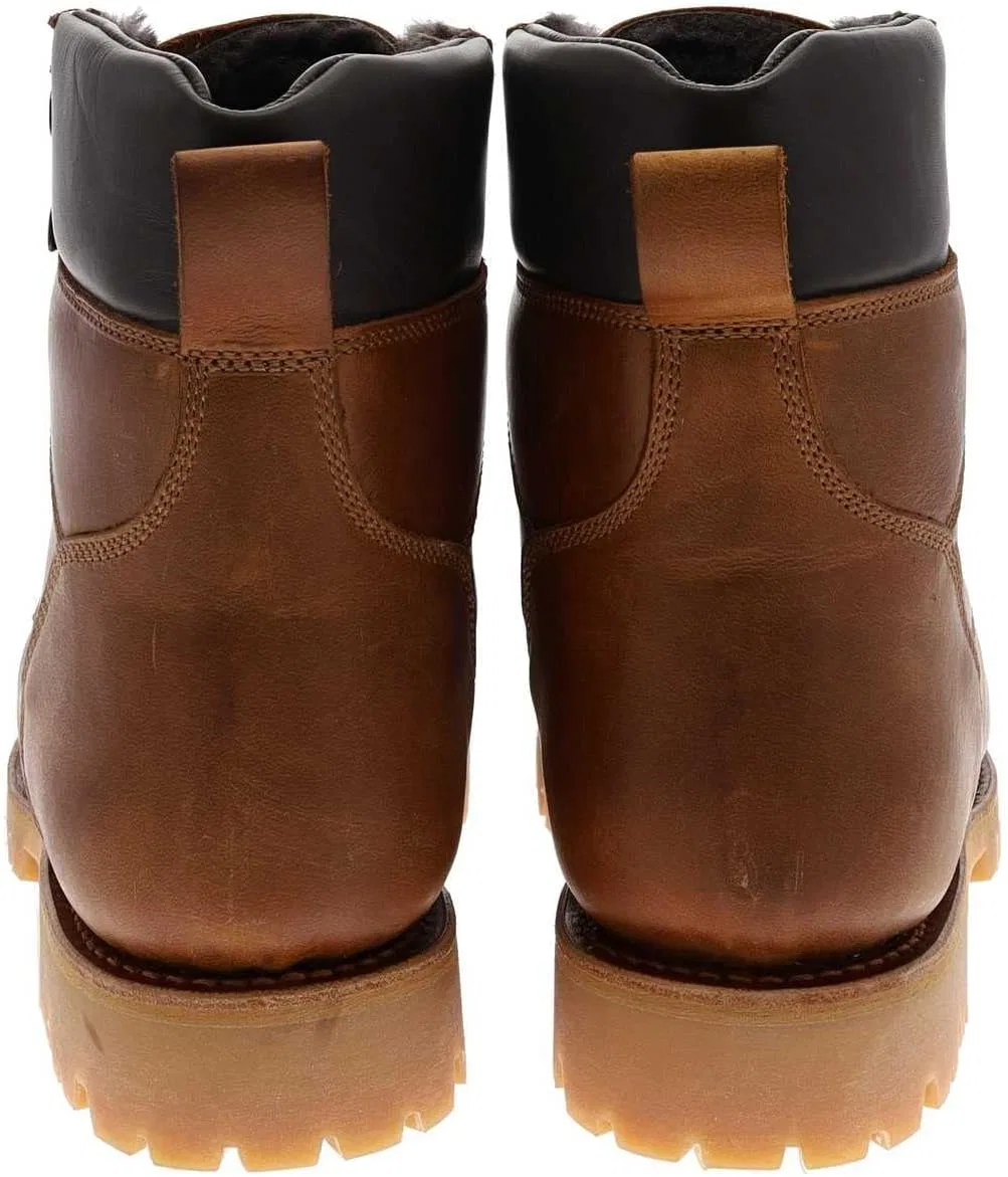 FB Fashion Boots FB Модные ботинки унисекс Mountain Peak на шнуровке, зимние ботинки с мехом, коричневые — фото 4