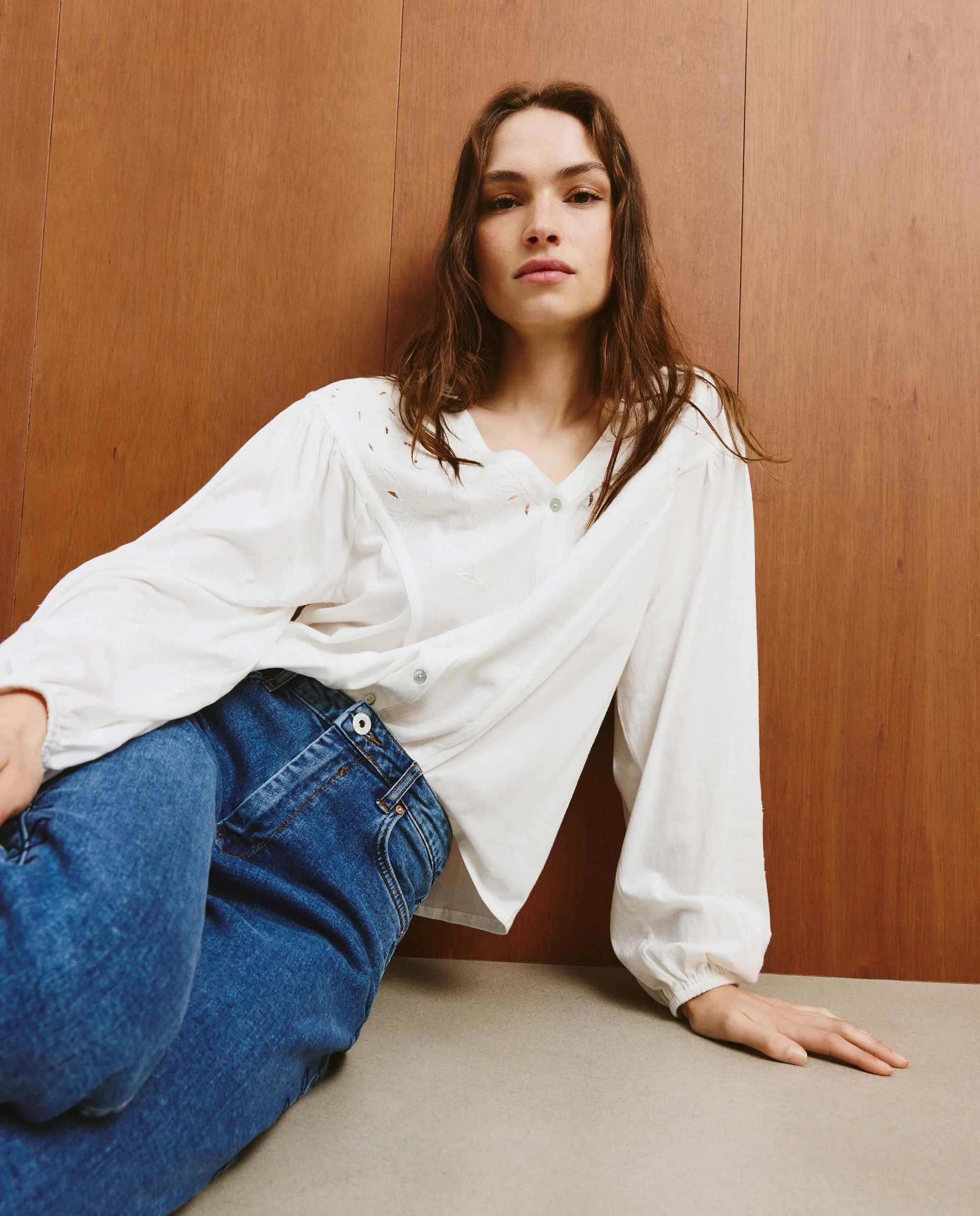 

Женская однотонная хлопковая футболка Southern Cotton, песочный