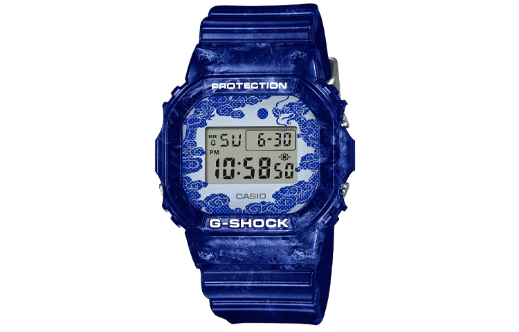 

Унисекс часы G-SQUAD Series Blue DW-5600bwp-2 CASIO