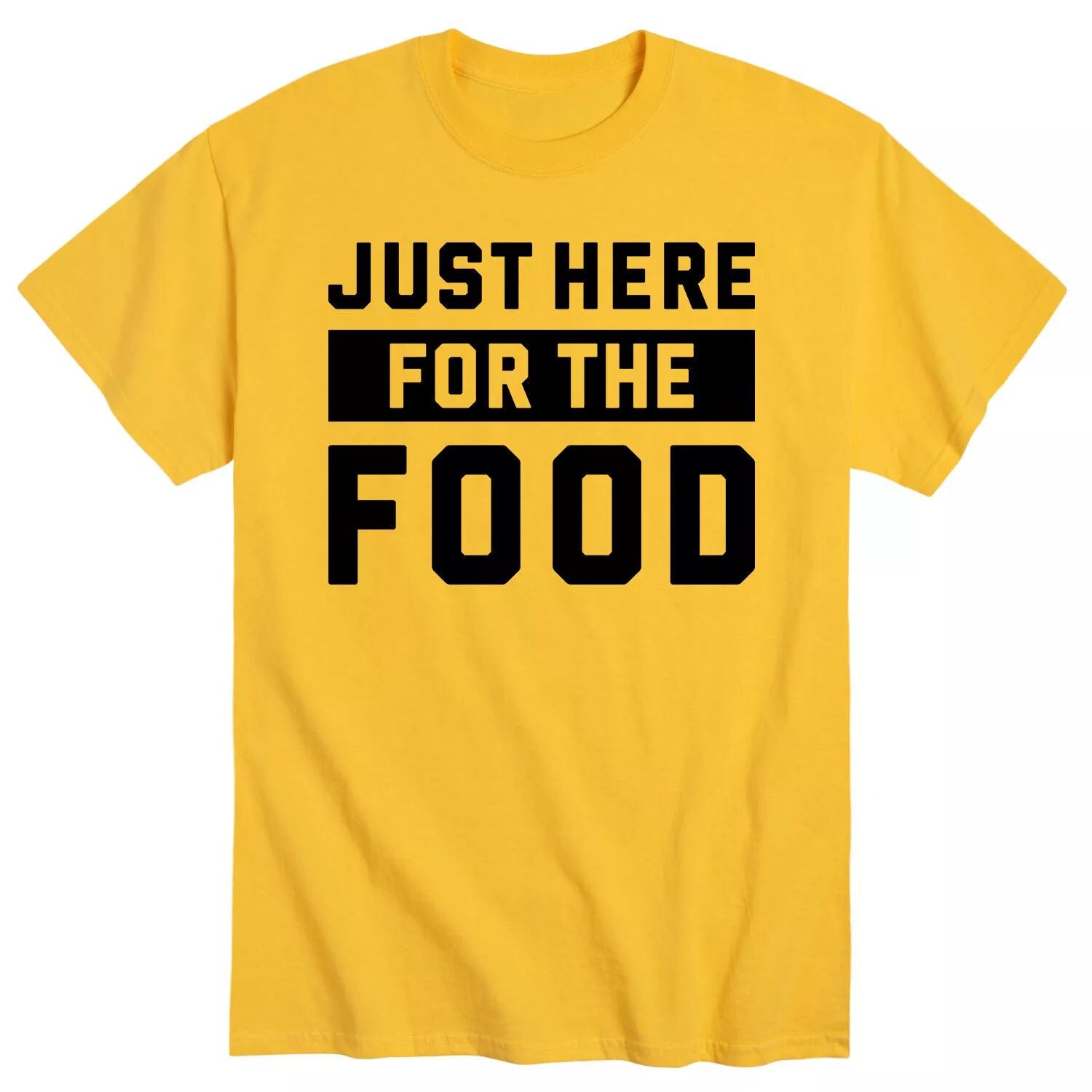 

Мужская футболка Just Here For The Food Licensed Character