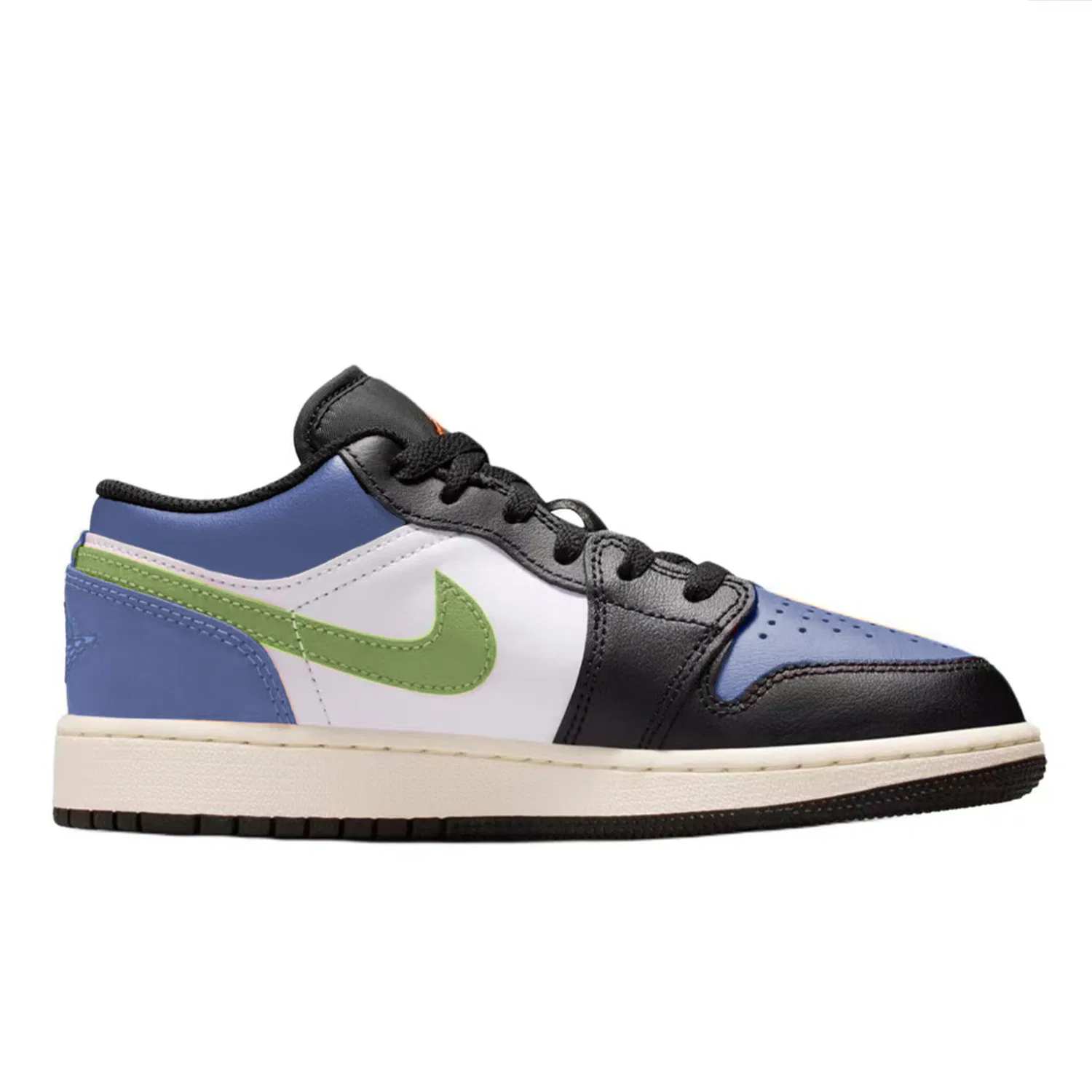 Кроссовки для скейтбординга детские Air 1 Slip Resistant Breathable Lightweight Cushioning Low top Light Blue Jordan — фото 3