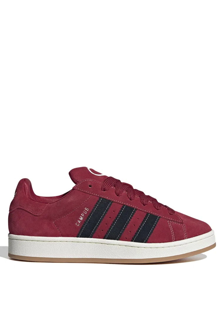Кроссовки мужские, Campus 00s, Adidas, черный/кремовый/красный