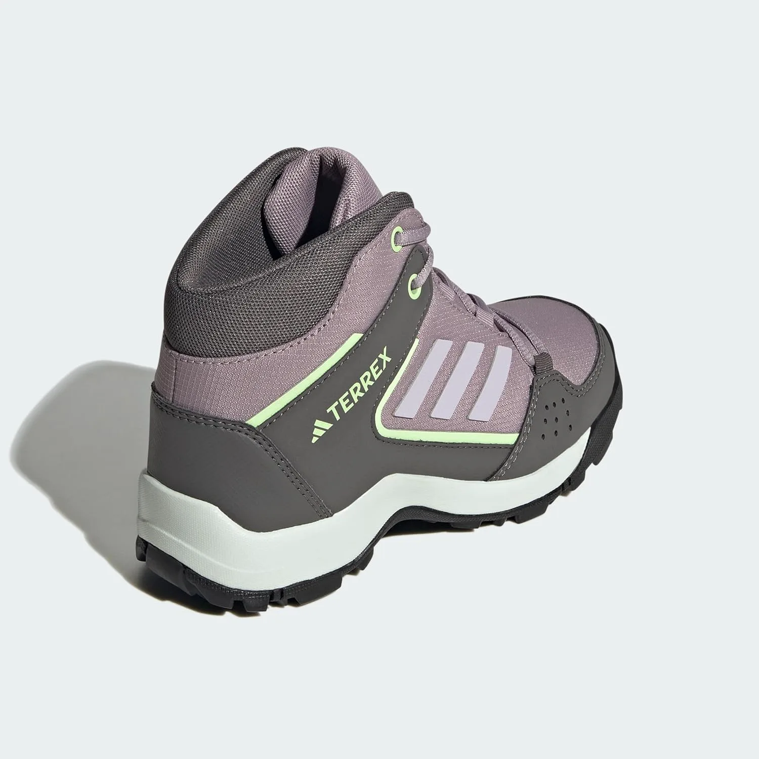 

Детские походные кроссовки Adidas Terrex Hyperhiker, серебристый/зеленый