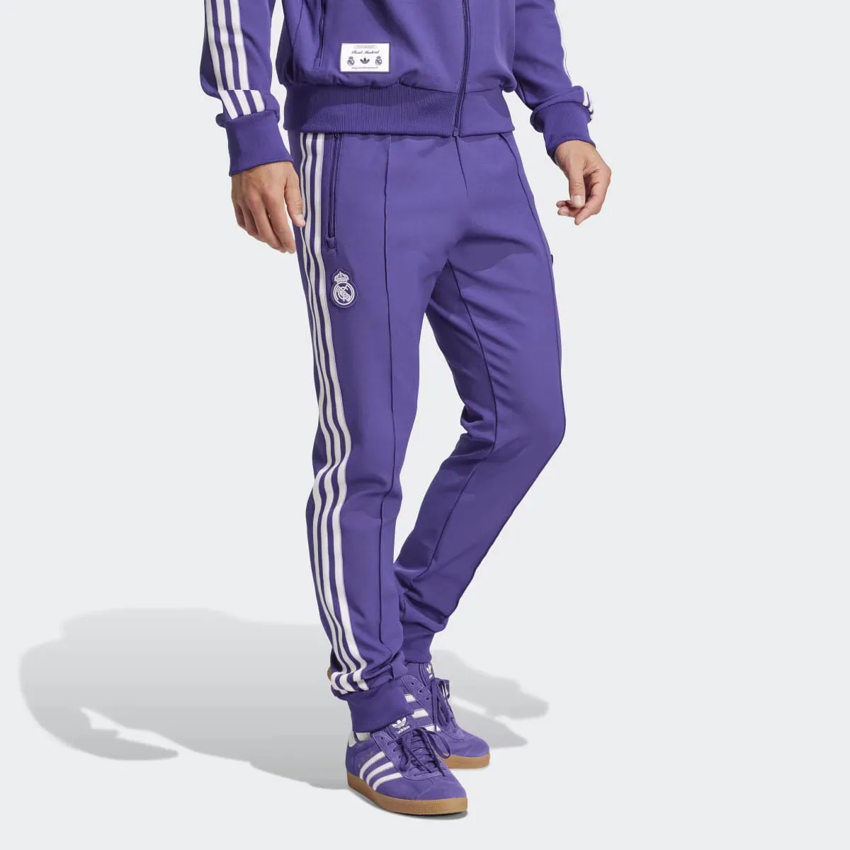 

Мужские штаны Adidas для Real Madrid Terrace Icons, фиолетовый