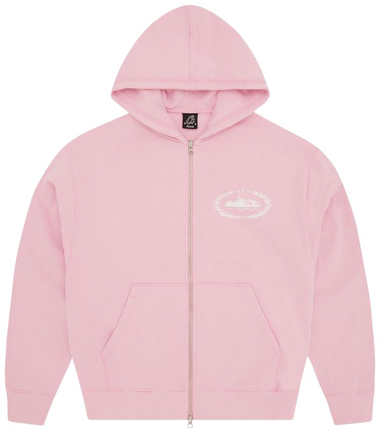 

Худи Corteiz Superior Royale Zip Hoodie 'Pink', розовый