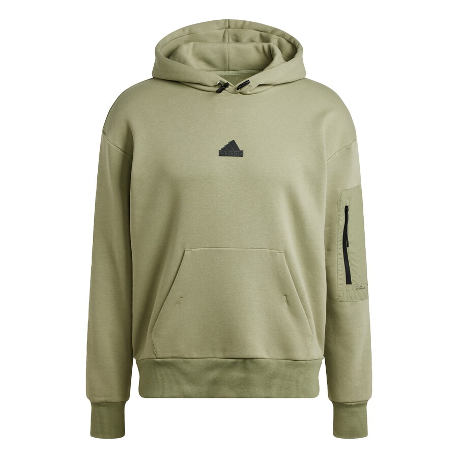 

Свитер с капюшоном на молнии ADIDAS SPORTSWEAR Athletic Sweatshirt City Escape, хаки