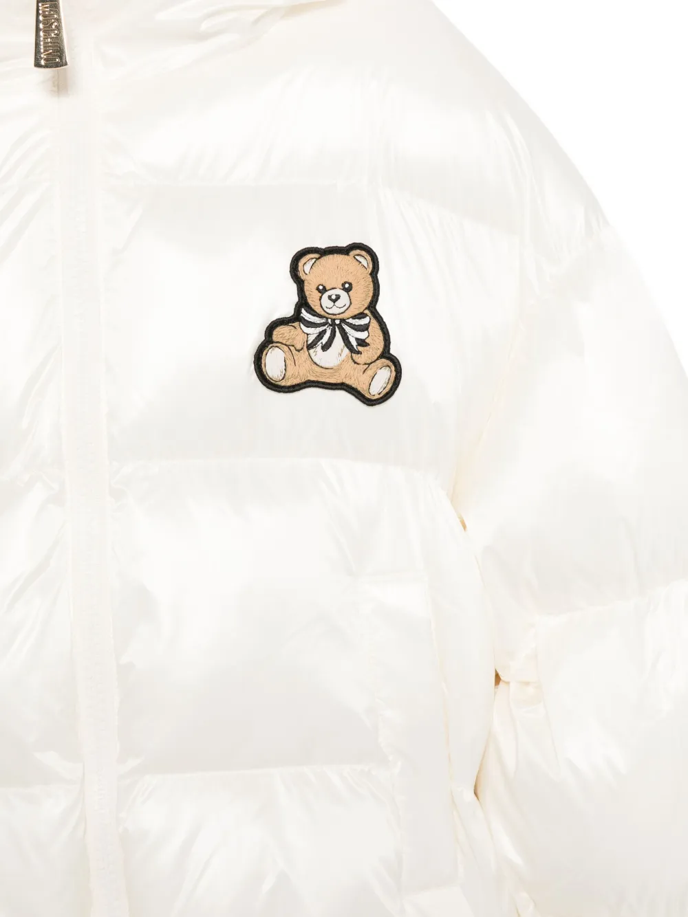 Куртка с аппликацией в виде медвежонка Moschino Kids, белый — фото 3